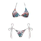 Tropicanes Bikini peldkostīms – persiku ziedu raksts – XL — Foto 5