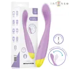 INTENSE LUCCA elastīgs vibrators – 19.3 cm (7.6″) – rozā — Foto 1
