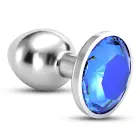 Bijou - Anal Jewel Plug – 8 cm (3.1″) – Blue — Photo 4