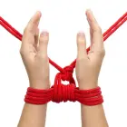 10 meters Fetish Bondage Rope – bondage rope – cotton – red – 10 m — Photo 6