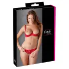 Cottelli Collection Half-Cup Bra Set – Red – 80B/M — Photo 1