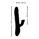 Sweet Smile вращающийся кролик-вибратор с функцией толчков – 24.7 cm (9.7″) – розовый — Фото 11