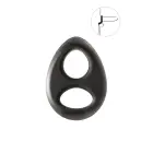 JUNKER MIKE Dubultais dzimumlocekļa gredzens – zils Foto 1