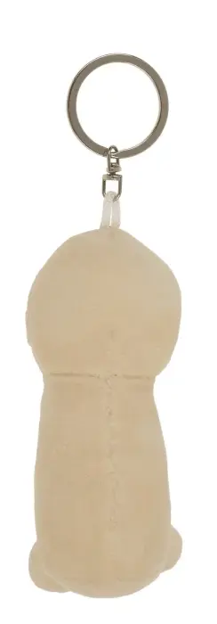 Metalowy brelok z pluszowym penisem Photo