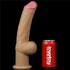 Love Toy divslāņu dildo ar rokturi – 30.5 cm (12″) – miesas krāsa — Foto 16