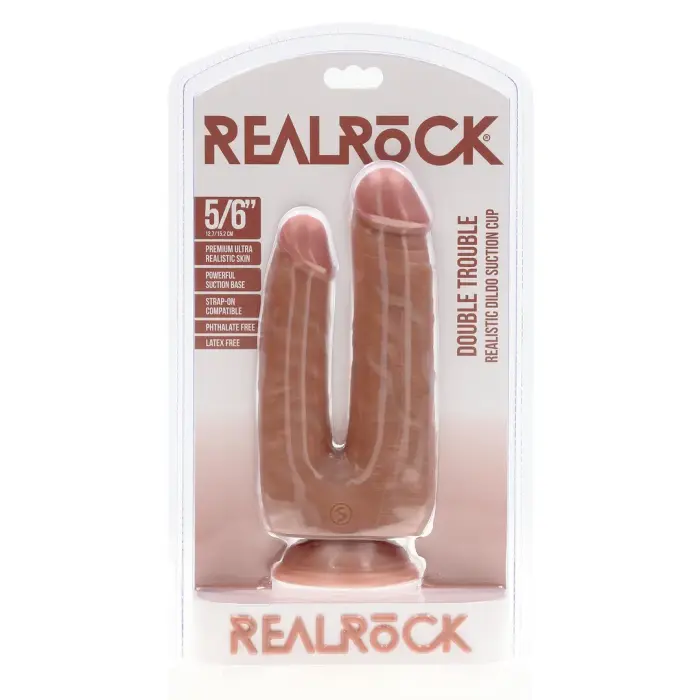 Double Trouble dildo – 15.2 cm (6″) – miesas krāsa