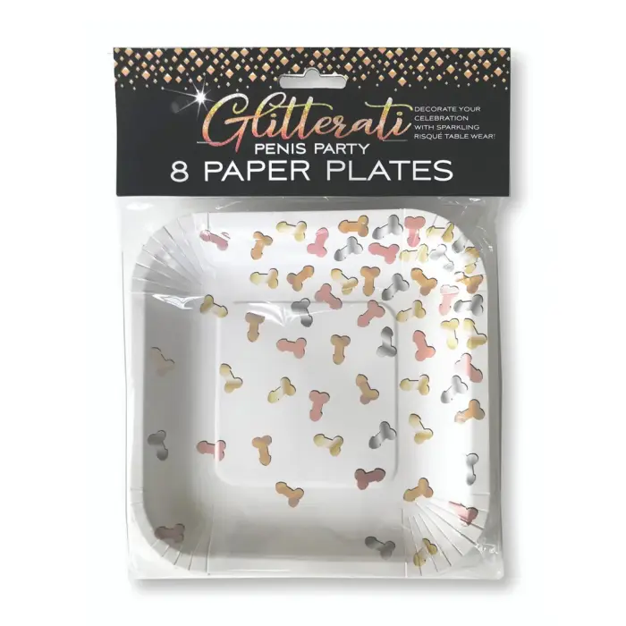 Glitterati - Penis Party Plates Foto 1