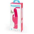 Reālistisks dubultais truša vibrators – rozā — Foto 2
