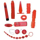 Red Roses Set – 9 pcs – red — Photo 2
