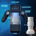 GAME CUP Thrusting and Vibrating Intimate Machine with Heating – black, smartphone holder — Photo 5