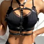 Subblime Leather Chest Harness – Black — Photo 10