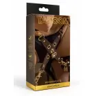 Taboom Cocoaelle – woven vegan leather hogtie connector – cocoa — Photo 2