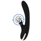 Black & Silver Johnny vibrators – 24 cm (9.5″) – melns — Foto 3