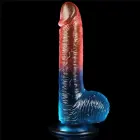Dazzle Studs Realistic Dildo with Suction Cup – 19 cm (7.5″) – Multicolored — Photo 10