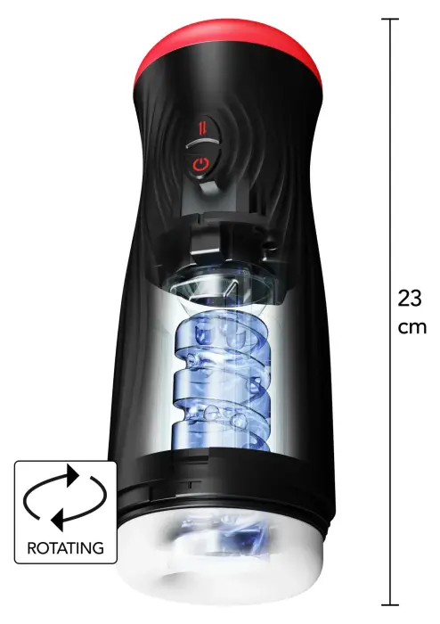 Vortex Thrust Masturbator – Black