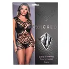 Be Wicked Earned It Mesh Bodysuit – Black – One size — Photo 4