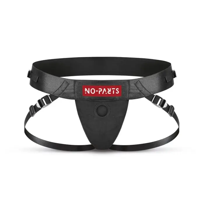 No-Parts Jordan reguleeritav O-rõngaga strap-on rakmed – must