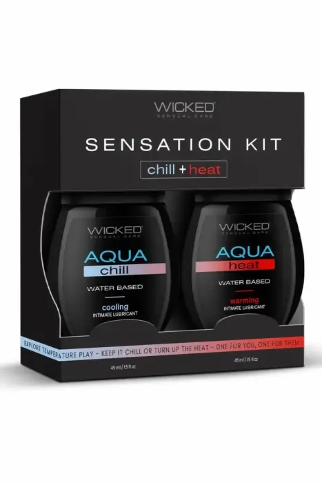 WICKED Sensation Kit Chill & Heat 2x45ml – набор смазок на водной основе
