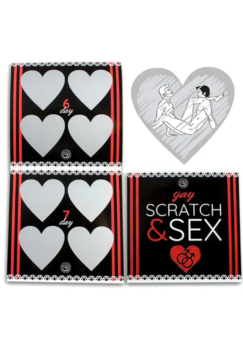 Secret Play Scratch & Sex erotiska kāršu spēle geju pāriem