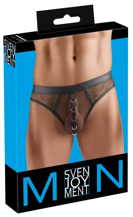 Svenjoyment H.Rio Mesh Thong – Black – 3XL