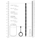 Silicone Plug Cockring Set – Black — Photo 8