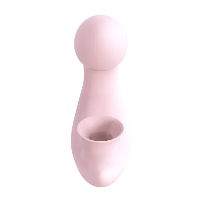 Desirable elastīgs gaisa pulsa vibrators – rozā Foto 3