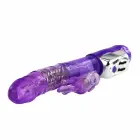 BAILE Super Sex dubultas darbības rotējošs truša vibrators – 23 cm (9″) – rozā — Foto 5