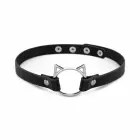 Bedroom Fantasies Kitty choker – faux leather – black — Photo 1