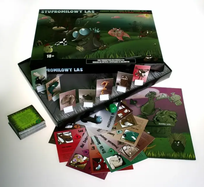 Stupromilowy Las Party Board Game – Humorous Absurd Challenge Edition