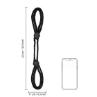 Adjustable Rope Hand Cuffs – Black — Photo 6