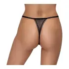 Cottelli LINGERIE Riostring Thong with Flower Detail and Chains – Black – M/L — Photo 4