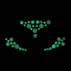 Ķermeņa rotaslietu uzlīmes – Sejai – Spīd tumsā Foto 4