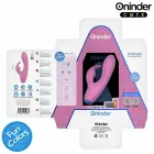 ONINDER Cute Love Bunny truša vibrators – 14.5 cm (5.7″) – rozā — Foto 6