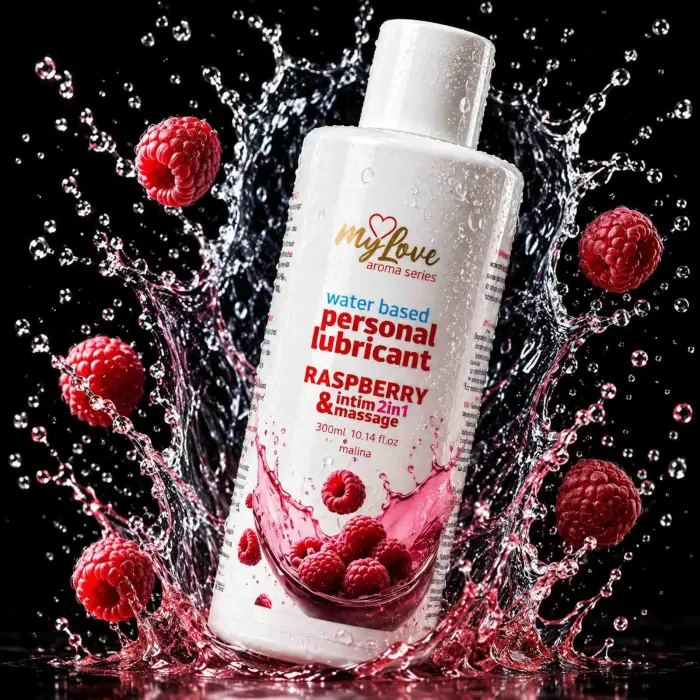 MyLove Aroma Series Intimate & Massage Gel 2in1 – Raspberry – 300 ml