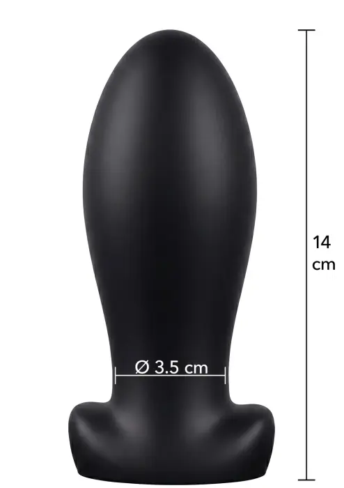 Sunkus analinis plėtiklis – M – Juodas Photo