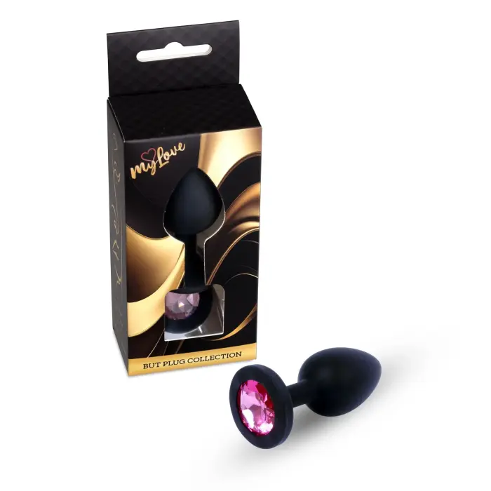 MyLove Toys Jewellery anālais spraudnis – 8 cm – Melns