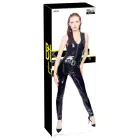Виниловый кэтсьют Black Level с сетчатой спинкой Powernet – чёрный – XL — Фото 1