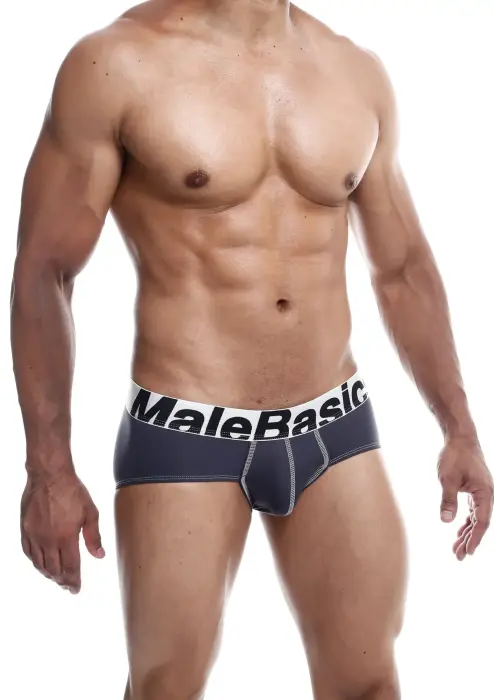 MaleBasics Microfiber Brief – Grey – S