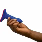 Fun Factory Limba Flex – lankstomas silikoninis dildo – mėlynas – dydis S — Nuotrauka 4