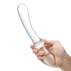 Glas kahepoolne kumer klaasist dildo – 24 cm (9.5″) — Foto 5
