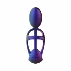 Hueman Halo Orbit Dual-Motor Intimate Ring – Purple — Photo 3