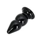 Extreme анальная пробка с шариками – 17 cm (6.7″) – Черный — Фото 3