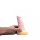 Kiotos Revolt Pink Smash 12 – silikoninis dildo – 15 cm — Nuotrauka 3