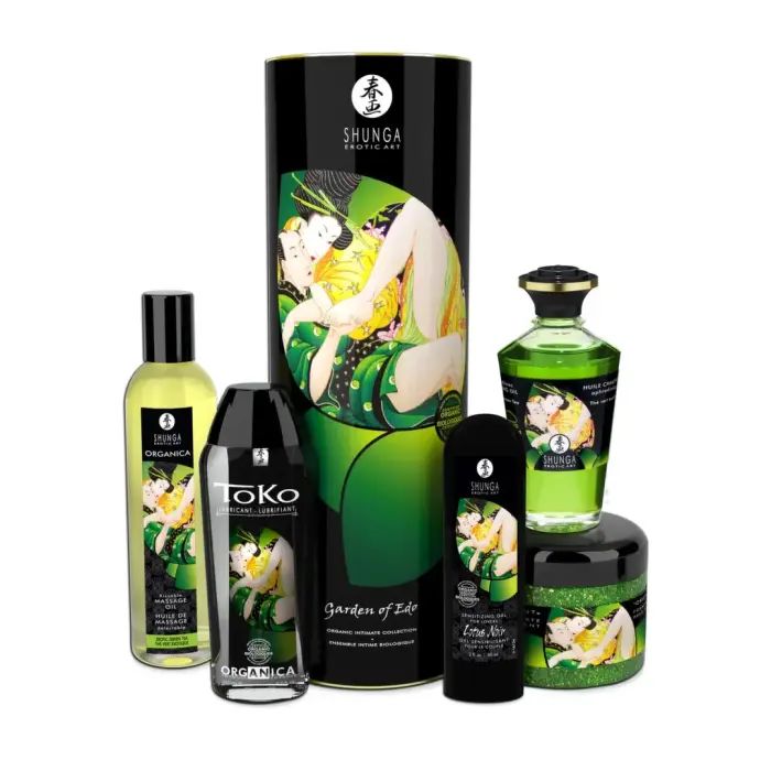 Shunga Garden of Edo deluxe organic gift set – 5 pcs