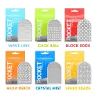 Tenga Pocket Wave Line – kompakta, elastīga intīmā ierīce – caurspīdīgs — Foto 7