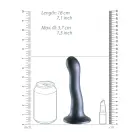 Itin minkštas išlenktas G taško dildo – 17 cm (7″) – Pilkas — Nuotrauka 7