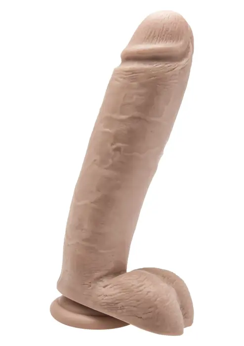 Realistic Dildo with Balls – 25.5 cm (10″) – Skin