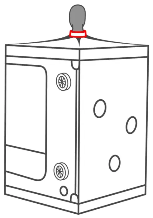 Secret Dome Scandale BDSM rotaļu kaste – melna un sarkana Foto 12