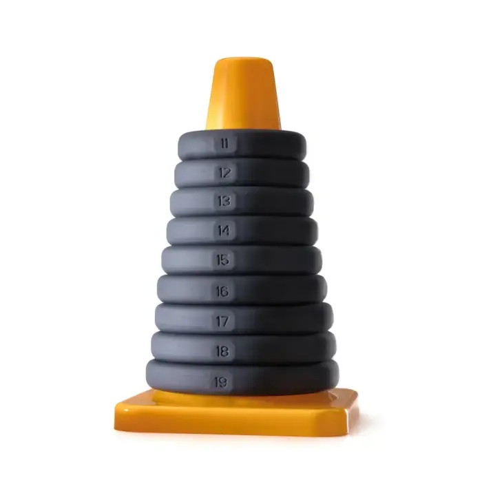 Perfect Fit Play Zone Kit Xact-Fit silikoonrõngaste komplekt – 9 suurust – must