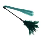 Indica Feather Tickler with Silicone Strips – Green — Photo 4